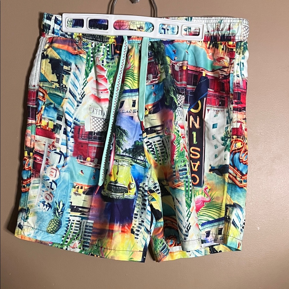 😄Surf Society swim trunks shorts mesh lining